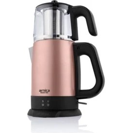 Resim Arnica Demli Stil Rose Cam Çay Makinesi 