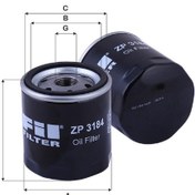 Resim Fil Filtre Zp 3184 Focus B-Max C-Max Yağ Filtresi 