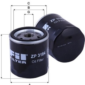 Resim Fil Filtre Zp 3184 Focus B-Max C-Max Yağ Filtresi 