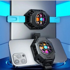 Resim 5000 Rpm Kablosuz Şarjlı Tablet Cep Telefonu Soğutucu Fan -fc1064 