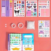 Resim Sanrio 3 Adet Kurorome Melody Yapay Yeşil Köpek Kesilmeyen Sessiz Kitap Seti - DIY Sessiz Kitap El Sanatları, Gençler İçin İdeal Doğum Günü ve Cadılar Bayramı Hediyesi, Doğum Günü Hediyesi|Oyuncağı Tasarım|Kağıt El Sanatları Seti, Sanrio 