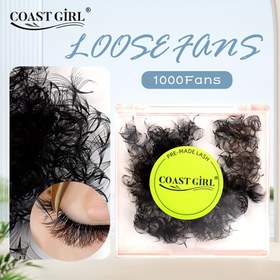 Resim Coast Girl 1000 adet Gevşek Kirpik Uzatmaları - Doğal Kıvır, 8D/9D/10D Tek Kirpikler, 0.07mm Kalınlık, 8-18mm Uzunluk, Yumuşak ve Hafif, Başlangıçlar için Mükemmel, Başlangıç Kirpik Uzatmaları | Doğal Kıvır Kirpikler | Yumuşak Dokulu Kirpikler, Kirpik Uzatmaları 
