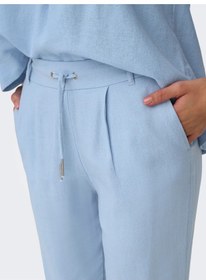 Resim Only Onlcaro-poptrash Easy Linen Kadın Pantolon 15278710 Mavi 