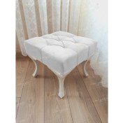 Resim AldaGelsin 45*45 Kapitoneli Ayakucu Kapı Önü Antre Bench Puf 