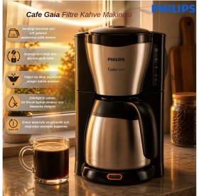 Resim Philips HD7546/20 Cafe Gaia Filtre Kahve Makinesi 
