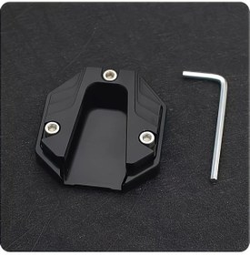 Resim Hightower Ev Motosiklet Aksesuarları İçin Siyah Alüminyum Tam Boy Destek Tabanı Geniş Kaymaz Ayaklık 