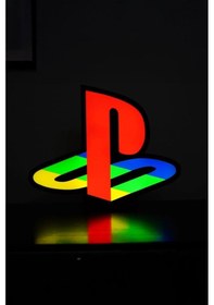 Resim Playstation Ps1 Tasarımlı Gece Lambası Dekoratif Aydınlatma Çok Renkli 