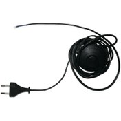 Resim Tek-İş Yer Puarlu 3 Metre Kablolu Fiş Siyah 