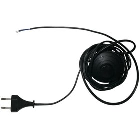 Resim Tek-İş Yer Puarlu 3 Metre Kablolu Fiş Siyah 