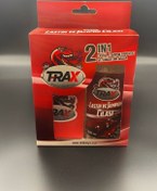 Resim TRAX Lastik Parlatıcı Ve Tampon Cilası Süper Kalite 2'li Set Sünger + 200ml Cila 