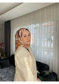 Resim Levidor Desenli Twill İpek Eşarp Turuncu 