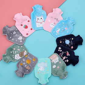 Resim 1 adet Mini Karikatür Peluş Taşınabilir Sıcak Su Torbası, PVC Malzeme, Pil Gerektirmez, Günlük Kullanım İçin İdeal, Çok Renkli Seçenekler, Sevgililer Günü İçin Mükemmel Hediye 