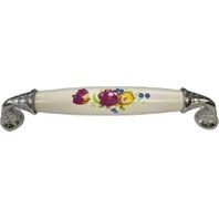 Resim Aesco Mey Ithalat® Klasik Silindir Kulp Krom 128 mm 