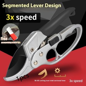 Resim 2'li Set, Üç Hızlı Budama Makası ve Bileme Taşı, Yüksek Karbon Çelik Bahçe Makası, Meyve Ağaçları, Sebzeler ve Çiçekler için Çok Fonksiyonlu Manuel Kesim Aracı, Modern Tasarım Dayanıklı Karbon Çelik, Bahçeler ve Avlular İçin, Ağaç Kesme Aletleri, Ergonomik Tutuş, Şık Tasarım, Keskin Bıçaklar, Sağlam Yapı, Budama Makası, Hobbyist Yetiştiriciler ve Açık Hava Meraklıları 