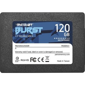 Resim Patriot Burst PBU120GS25SSDR 2.5" 120 GB SATA 3 SSD 