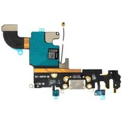 Resim iPhone 6S Uyumlu Kulaklık Soketli Şarj Soketli Film Beyaz 