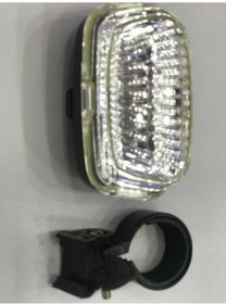 Resim Yeni Kalite Knitex Ktx-2407 Bisiklet Oval Arka Stop Lambası Beyaz-Kırmızı 