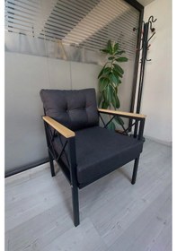 Resim Safir Bahçe,balkon,cafe,teras,ofis,çayseti,koltuk,berjer Antrasit 