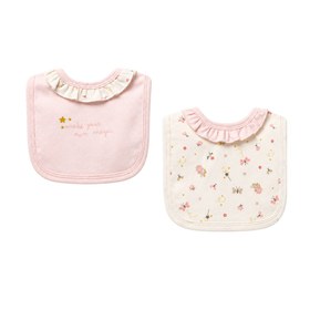 Resim Moi Noi Mouse 2'li Önlük - Beyaz-Pembe / 0-2 Yaş 