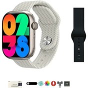 Resim Yenimiyeni HK Pro Plus Yapay Zekalı Akıllı Saat Çift Kordon 