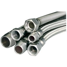 Resim Çelik Fleks Bağlantı Hortumu Ekstra 1/2-1/2 50 cm 