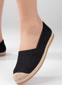 Resim faaf Aska Kadın Flotter Deri/ Keten/hasır Malzeme Espadril 