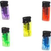 Resim Erzisepet Çakmak Erzi 1800 Turbo Şeffaf Çakmak Rüzgarda Sönmeyen 5'Li 