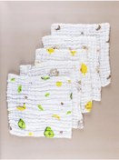 Resim 7a Uut Çocuklar İçin Müslin Mendiller 5 Adet 30 30 339409332 Beyaz 