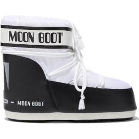 Resim Moon Boot MB Icon Nylon LS Kadın Kar Botu Beyaz 