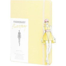 Resim Fashionary Sarı Renk Bayan A5 Boy Çizim Defteri 