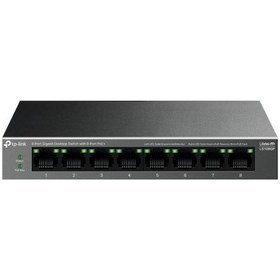Resim Tp-Link LS108GP 10-100-1000 Mbps 8 Port Poe+ Metal Kasa Switch 