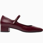 Resim By Far Ginny 35 Mary Jane Pumps, Parlak Nappa Deri, Ayarlanabilir Bant ve 35mm Topuk 