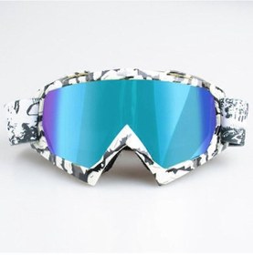 Resim Erkekler Kadınlar İçin Motosiklet Gözlükleri Motokros Yarış Kaskı Gözlükleri Rüzgar Geçirmez Ve Toz Geçirmez Koruyucuçok Renkli 