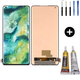 Resim Oppo Find X2 Uyumlu Servis Lcd Ekran Dokunmatik + Montaj Seti 