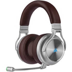 Resim Corsair CA-9011181-EU Virtuoso RGB Wireless SE Espresso 7.1 Surround Kulak Üstü Oyuncu Kulaklığı Kahverengi 