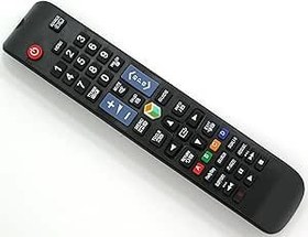 Resim Alltro Samsung TV UE55H6470 UE55H6470SSXXH UE55H6470SSXZG UE55H6590SVXZG UE55H6600SVXZG UE55H6620SVXZG için yedek uzaktan kumanda 