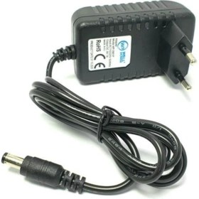 Resim Well Power 9V 1A Adaptör 9 Volt 1 Amper 5.5 x 2.5 mm Jak Fişli Plastik Kasa Wellpower WP-0901P 