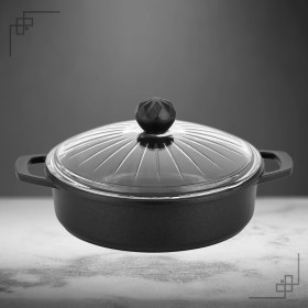 Resim Elmas Basık Tencere 26 Cm Siyah 