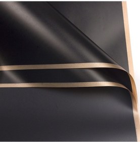 Resim 20 Yaprak / Paket Phnom Penh Çiçek Mat Kağıt Çiçek Ambalaj Kağıdı Buket Jöle Film Su Geçirmez Hediye Paketleme Kağıdı 58x58cm, Renk: Siyah 