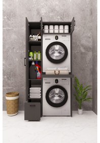 Resim Mdf Çamarış Makinesi Ve Kurutma Makinesi Dolabı Çekmeceli Antrasit 