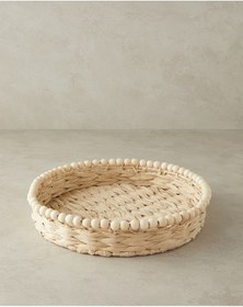 Resim English Home Chaplet Hasır Tepsi Kahverengi 