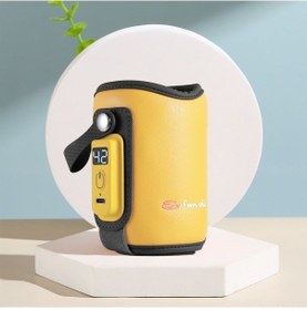Resim Dianziye Bebek Biberon Isıtıcı Kılıfı - Çoklu Sıcaklık Ayarı, Evrensel Uyum, Usb İle Taşınabilir, Sabit Sıcaklık Zambak Sarısı 