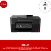 Resim Canon PIXMA G4470 Çok Fonksyonlu Renkli Mürekkep Tanklı Yazıcı/ Fotokopi + Tarama + Faks/ Wifi/ Airprint (Canon Eurasia Garantili) 