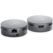 Resim Dell Da310 Usb-C 7-In-1 Mobil Adapter Docking Station 470-Aeup 