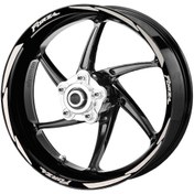 Resim Deeb Honda Forza Jant Şeridi Reflektif Beyaz Model S 