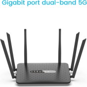 Resim Sunshinee Wıfı Yönlendirici Gigabit Kablosuz Yönlendirici 2.4g/5g Dual Band Wifi Router, 6 Antenli Wifi Tekrarlayıcı Sinyal Amplifikatörü-Beyaz (Yurt Dışından) 