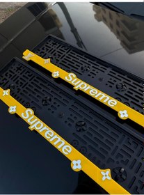 Resim Supreme Plakalık 2'li Oto Araba Aksesuar 