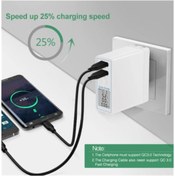 Resim Qualcomm Hızlı Şarj 3.0 Duvar Tipi Çok Işlevli Usb Şarj Cihazı 