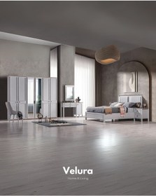 Resim Respi Yatak Odası Takımı Dolap + Şifonyer + Komodin + Karyola 