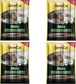 Resim Gimcat Tahılsız Kuzu Etli ve Tavuklu Sticks Kedi Ödül Çubukları 4'lü 4 x 5 G 